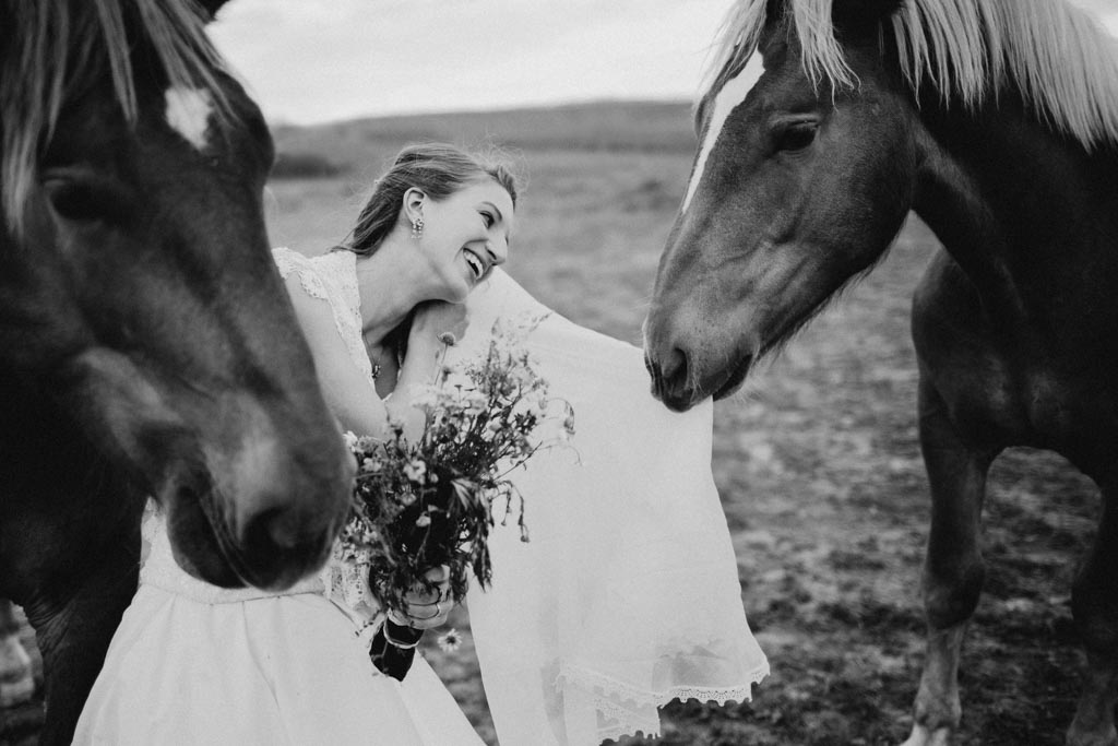 Hochzeitsfotos mit Pferden 055 3 - Naturverbundene Hochzeit mit Pferden in Niederösterreich