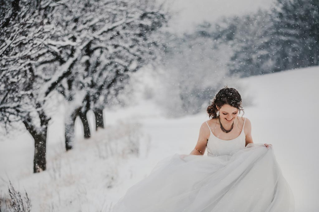 Trash the Dress Winter Schnee 023 - After Wedding Shooting im Winter